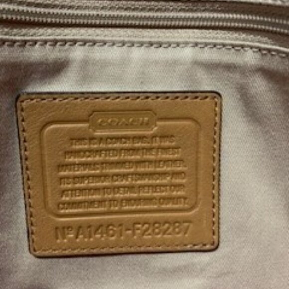 Coach Floral Canvas Tote VVGUC - Picture 5 of 6